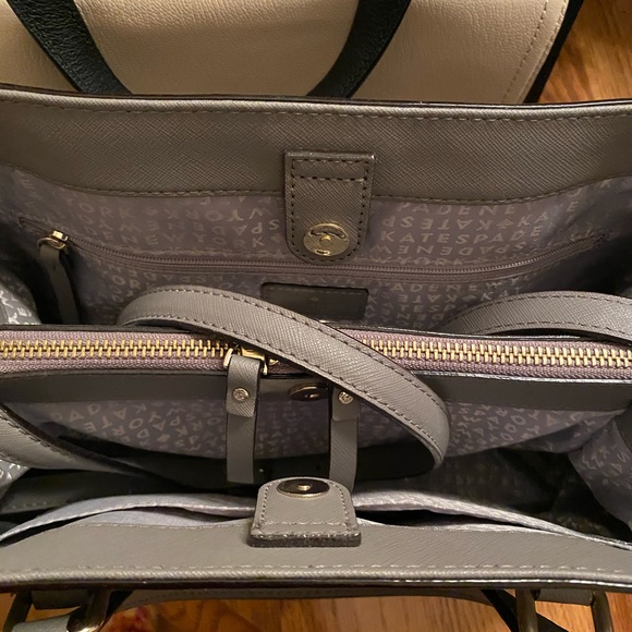 Gorgeous Kate spade bag (gray) - Picture 2 of 2